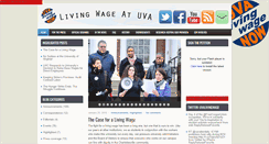 Desktop Screenshot of livingwageatuva.org