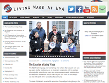 Tablet Screenshot of livingwageatuva.org